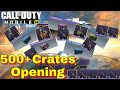 500+ Crate Opening on Call Of Duty Mobile