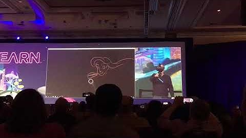 Disney animator extraordinaire Glen Keane draws his character Ariel