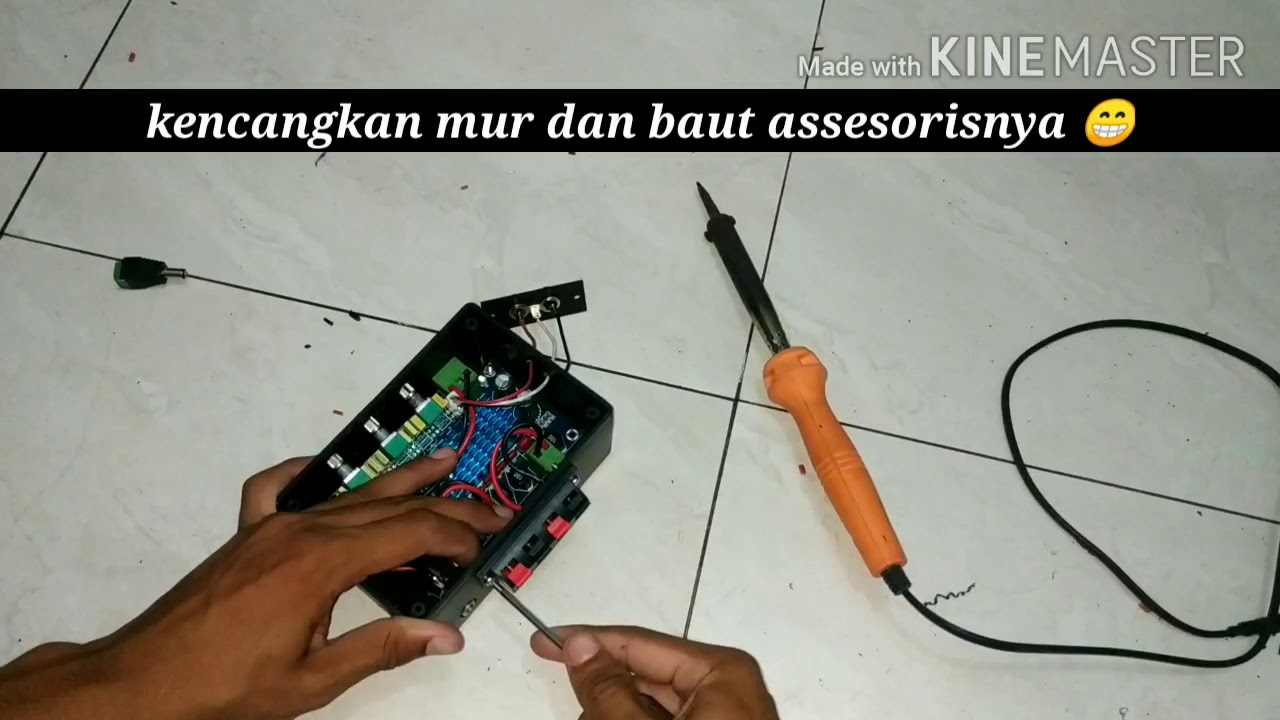  cara  mudah membuat  ampli  mini  12v YouTube