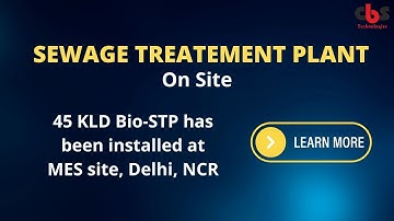 Bio STP - At site Explainer Video - AMI Bacteria by DRDO | CbS Technologies