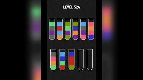 Water sort puzzle level 524
