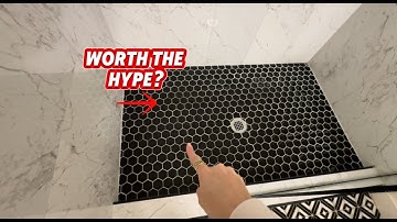 Budget-Friendly Luxury with These Black Hex Tiles