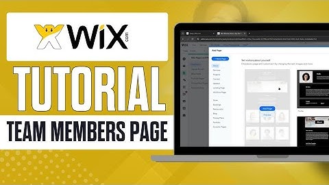 Creating a Team Members Page in Wix