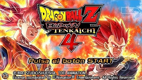New DBZ TTT Budokai Tenkaichi 4 Tag Team Sparking Mod ISO PPSSPP