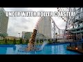 Underwater Roller Coaster POV 60 FPS - Cosmoworld Yokohama Japan