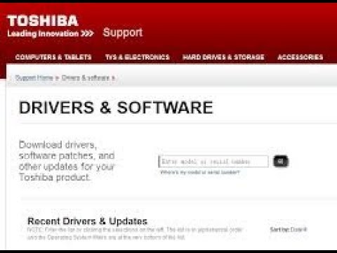 Video: Sådan Installeres Drivere Til Toshiba