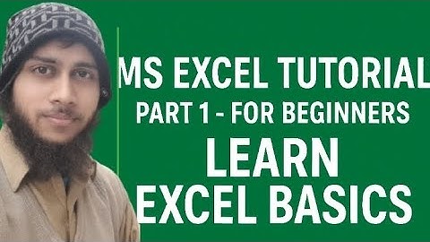 MS Excel Course Part 1 in Urdu | Excel Basic Tutorial for Beginners | Complete Guide