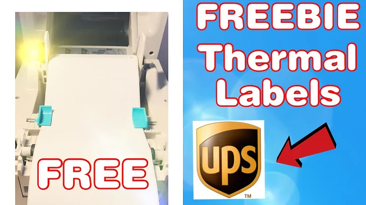 How to Get Free Thermal Labels From UPS | Save Money on Supplies