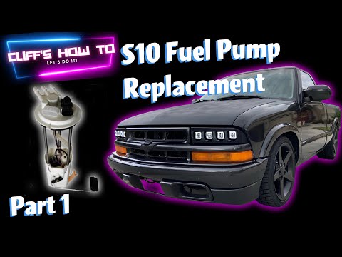 S10 Fuel Pump Replacement Part 1