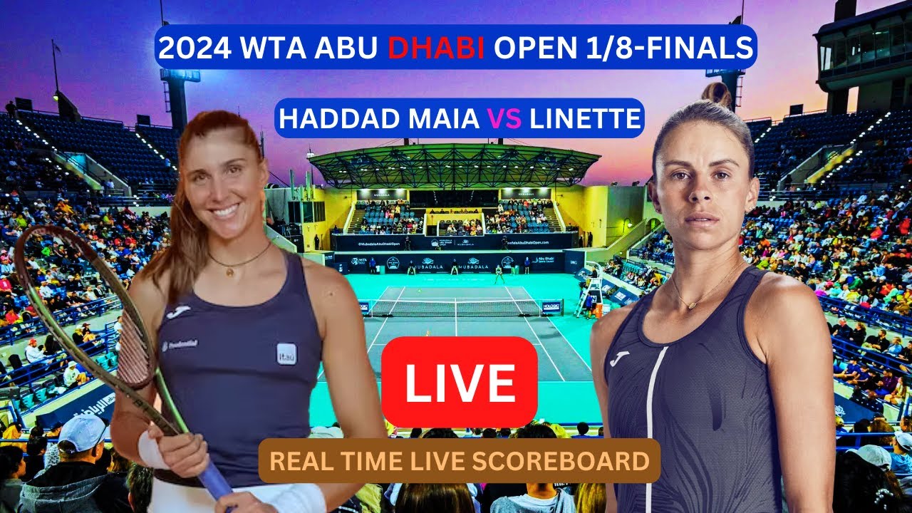 Beatriz Haddad Maia Vs Magda LIVE Score UPDATE Today Women's