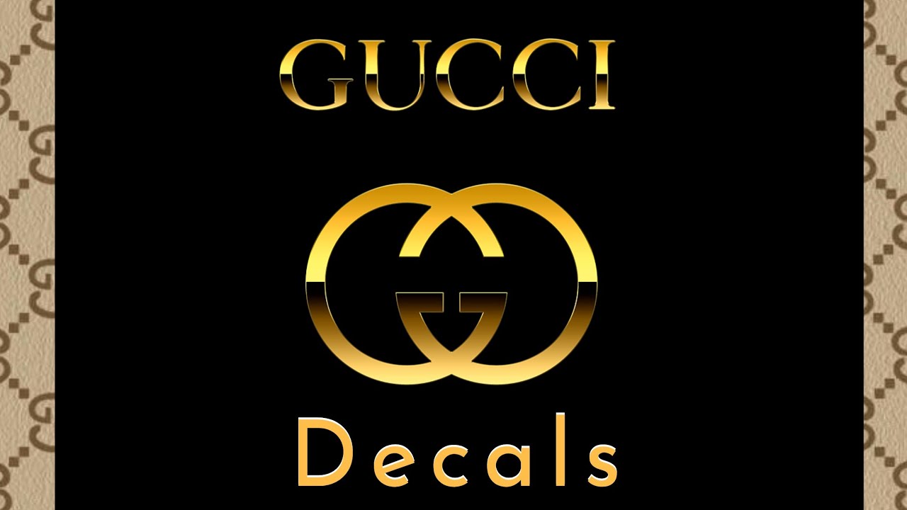 Gucci closet decals! - YouTube