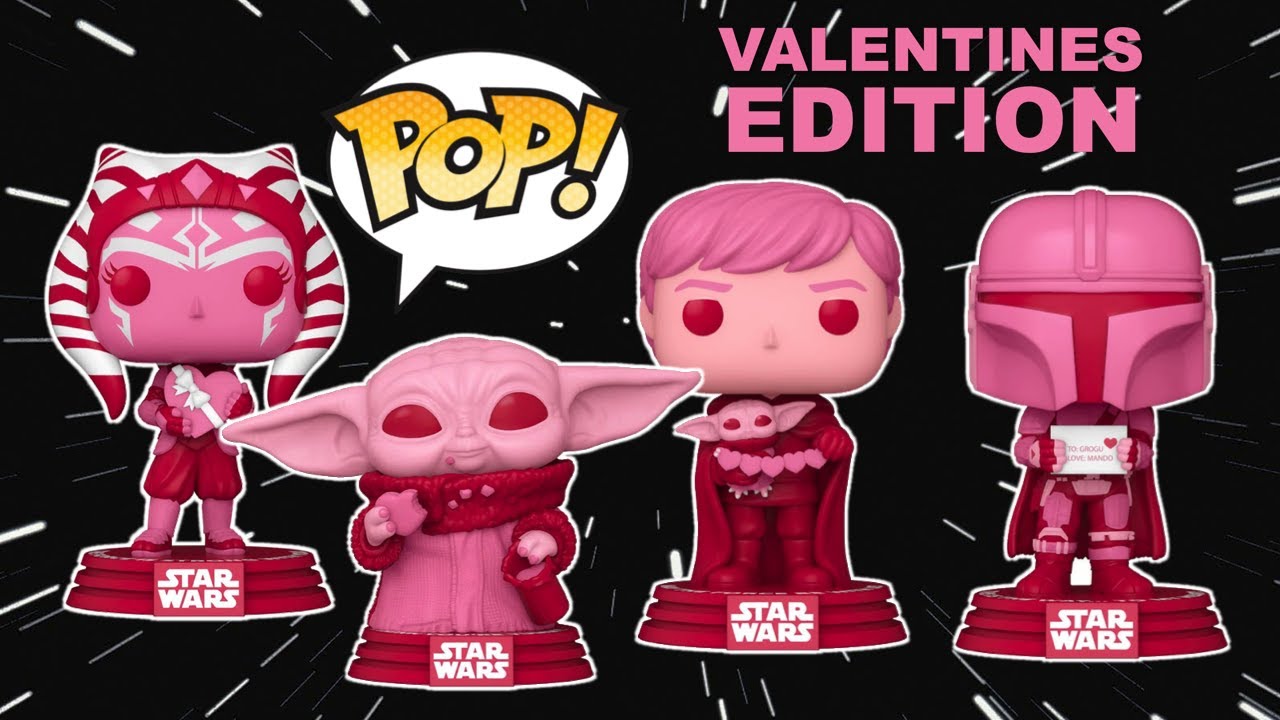 Funko POP The Mandalorian Star Wars San Valentin Version Pink, pop  mandalorian 