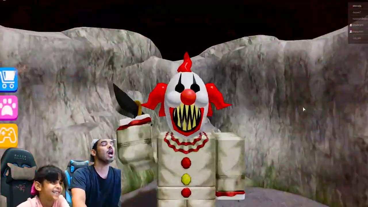 تحدي الهروب من ملاهي المهرج المرعبة  !!