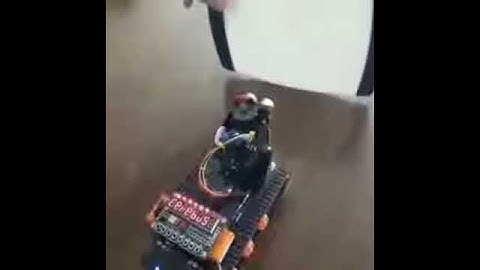 Servo Mounted Ultrasonic & Infrared sensor the sentinel scan the threats.