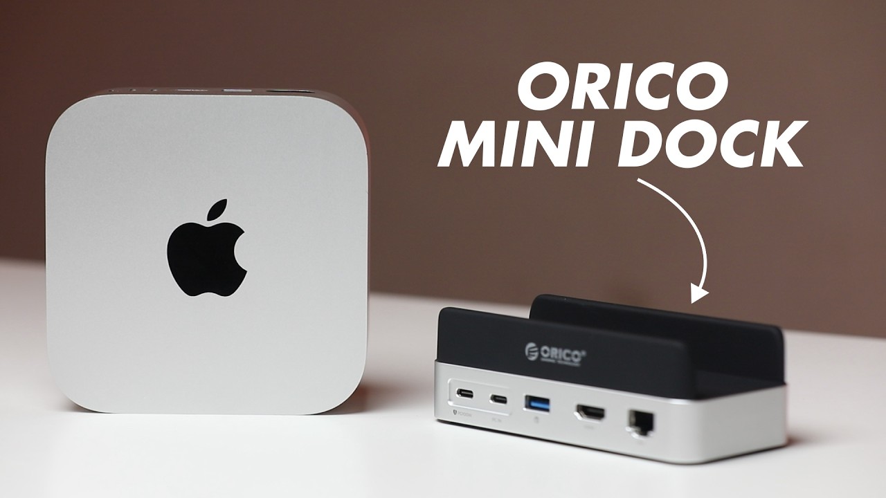 Orico Mini Dock Review - Best M4 Mac Mini Dock? - YouTube
