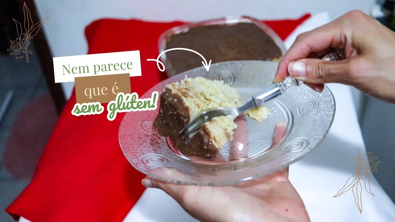 Aprenda Pavê Vegano Sem Glúten com Massa de Bolo Fofinha | Doce Fácil e Irresistível