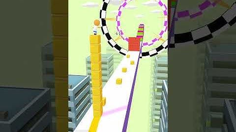 Cube Surfer Gameplays - Level 4 #short