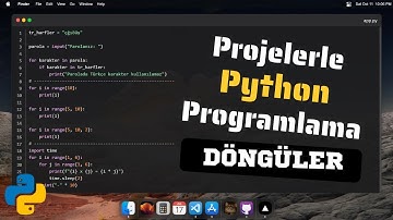 Projelerle Python Programlama | Döngüler