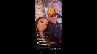 Chloe Bailey IG Live with comments 7-2-22 24th birthday dinner after Essence fest