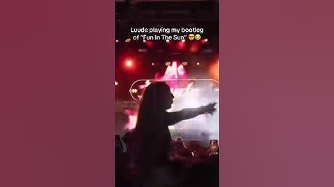 Thumbnail of Luude playing my bootleg of "Fun In The Sun" 🥹