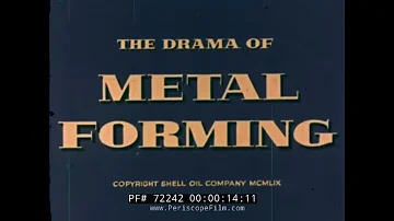 1959 METAL FOUNDRY & FORMING PROCESS SHELL OIL INDUSTRIAL FILM 72242