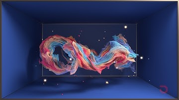 Houdini Abstract Particles with hip+nuke file