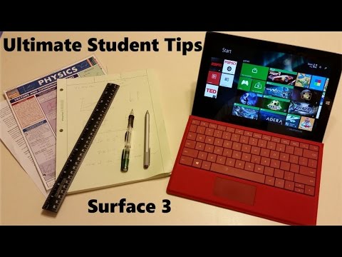 Ultimate Student Guide To Using Microsoft Surface 3 and Surface Pro 3