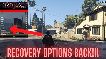 GTA 5 Online Impulse Mod Menu (Recovery Options Back!!!)