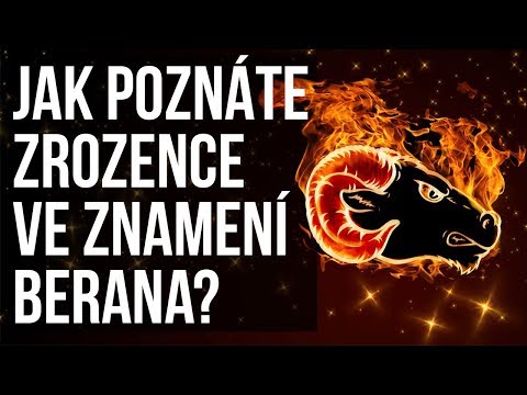 Video: Jak Zjistit Typ Berana