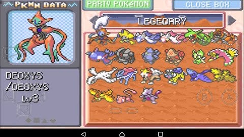 Pokemon Sapphire All legendary pokemon cheats codes