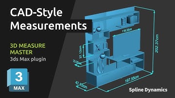 3D Measure Master – Complete Tutorial for 3ds Max | CAD Style 3D Measurement Tools