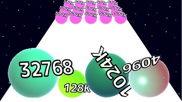 Ball Run infinity 2048K - All Level Gameplay Android, iOS - NEW APK UPDATE