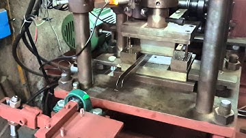 trial on Automatic CNC  Air Filter Frame Roll forming machines