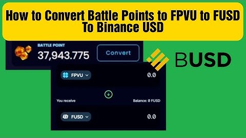 Plant vs Undead PVP : How to Convert Battle Points to FPVU to FUSD to BUSD