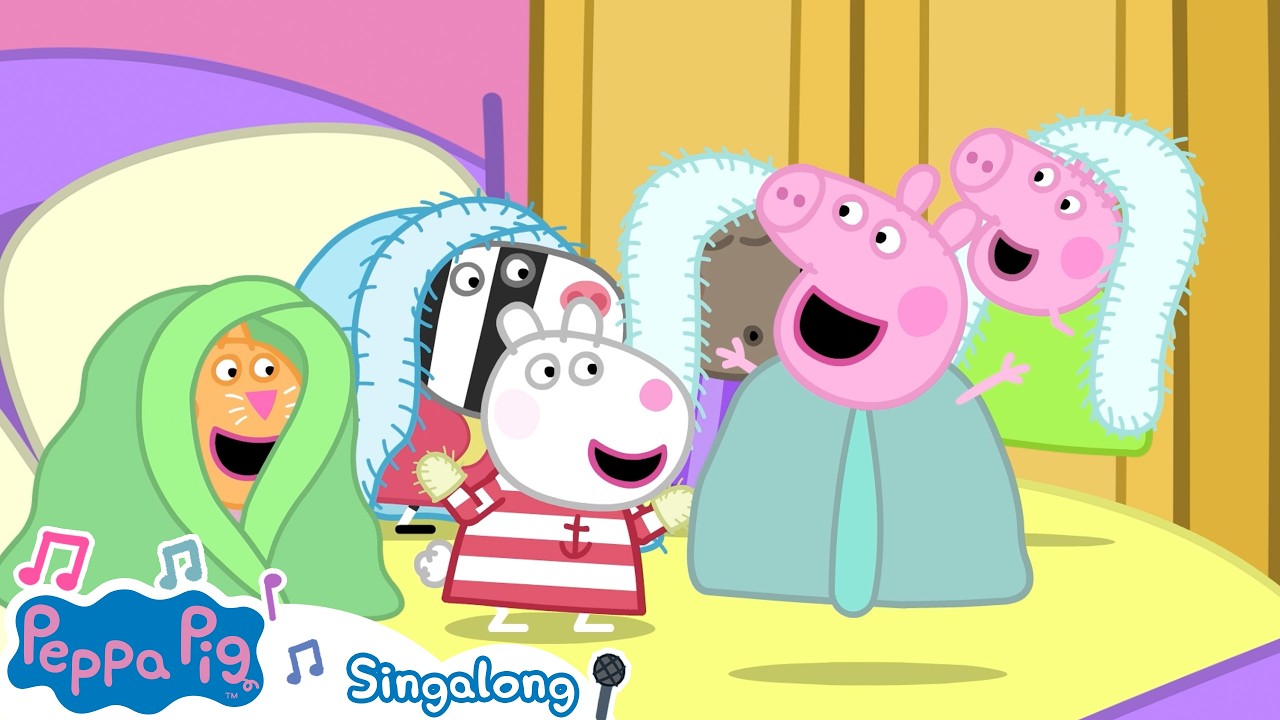 🎶 Monster Under the Bed with Lyrics + More Singalong Songs 😱 Nursery Rhymes 💕 Peppa Pig Songs