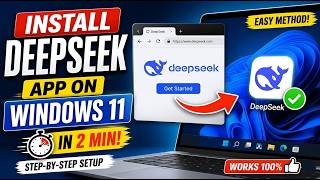 Install DeepSeek on Windows 11 Like a Pro! | Free AI Desktop App Setup