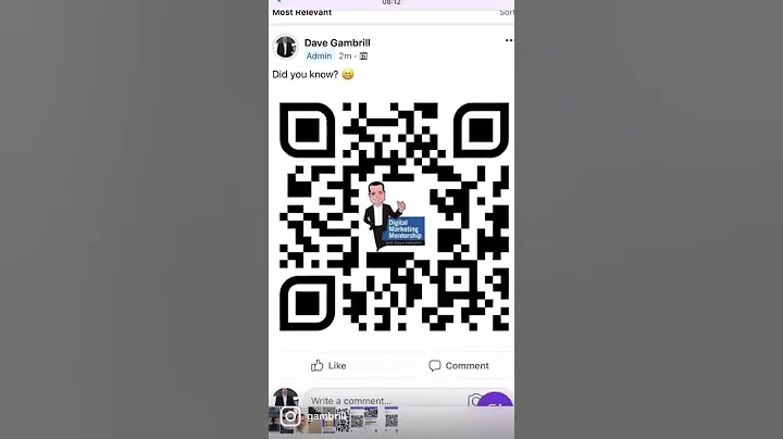 This is how you scan a QR code from the photo album on your iPhone.