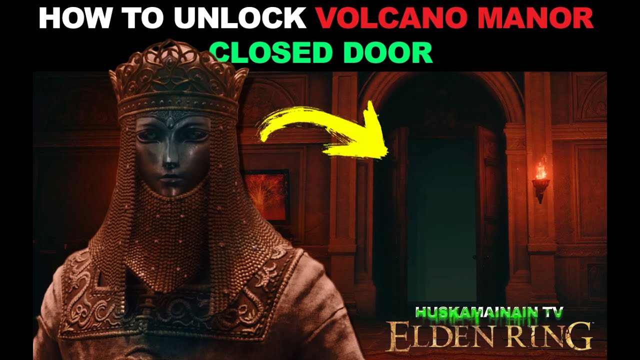 🚪 VOLCANO MANOR LOCKED DOOR GUIDE HOW TO OPEN EASY IN ELDEN RING 🚪