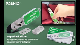 Car Wrap Film Cutter Paperback Slitter Decals Stickers Cutting Tool Blade Utility Knife