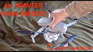 OFFGRID DRONE FOOD DELIVERY  I Flew An Everything Bagel Breakfast Sandwich To My Neighbor...