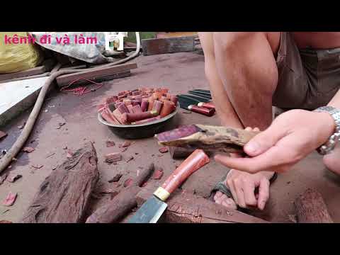 Video tìm hiểu về những loại gỗ quý để làm cán dao - youtube