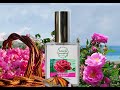 Champ de roses de bulgarie parfum poudr et floral