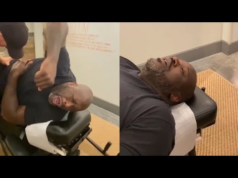 Shaquille O'Neal Chiropractor Session Was Full of Comedy.