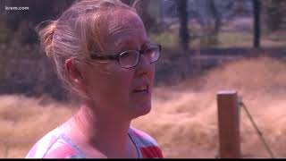 Homeowners, firefighters work to save homes from Silver Lake Fire