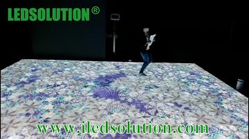 P6.25 Interactive LED Floor - snowflake