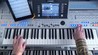 AZZURRO - Tyros Accordeon Organ version chords