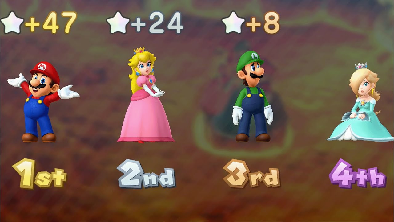 Mario Party 10 - Mario vs Luigi vs Rosalina vs Peach - Chaos Castle