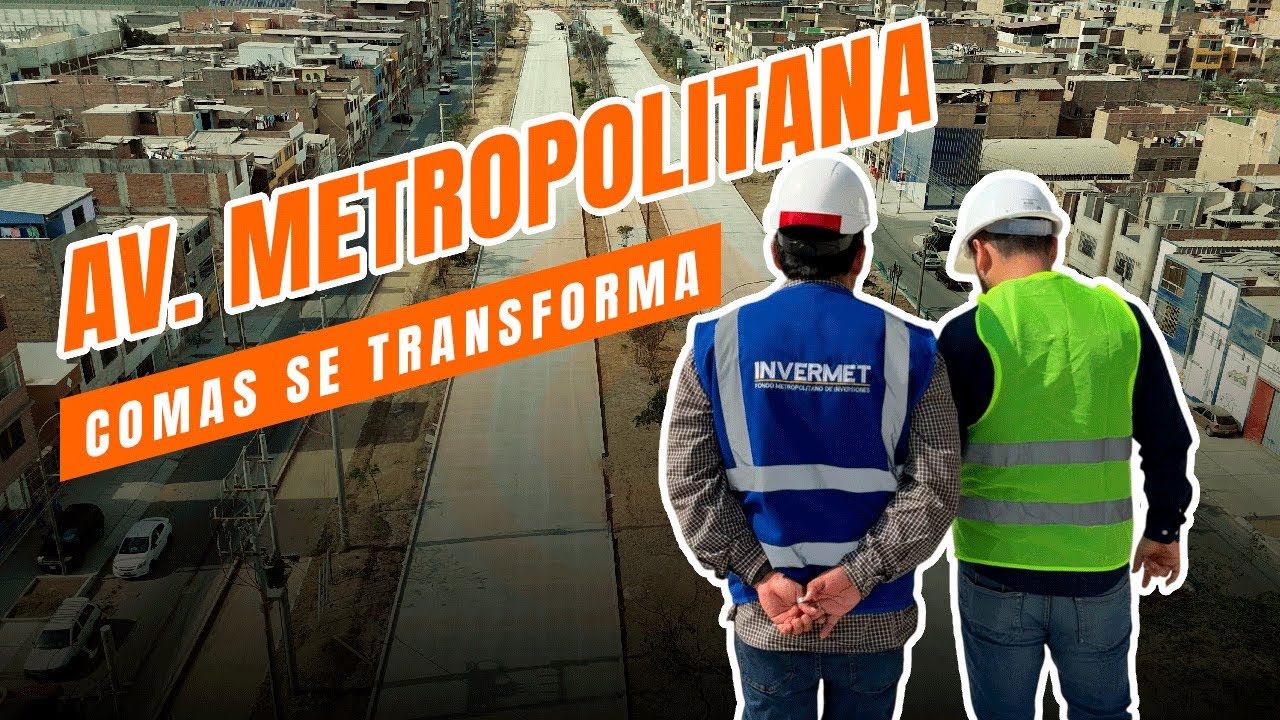 COMAS CAMBIA: AVANCES REALES de la Av. Metropolitana | Recorrido con Supervisión de Obra