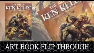 Art of KEN KELLY - ART BOOK FLIP THROUGH