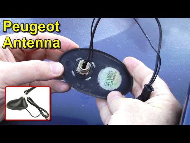 Car Antenna and Base Removal and Refitting - Peugeot 307 Hatchback 